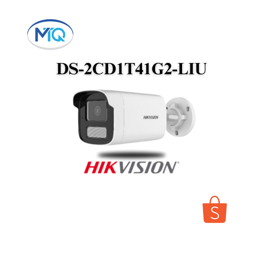 Camera Quan Sát IP 4MP HIKVISION DS-2CD1T41G2-LIU Hồng Ngoại 50m