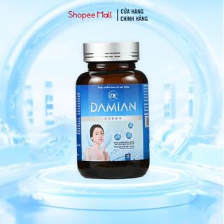  Viên uống hỗ trợ sáng da Damian hỗ trợ sáng da mờ thâm giảm nám tàn nhang hộp 30g 