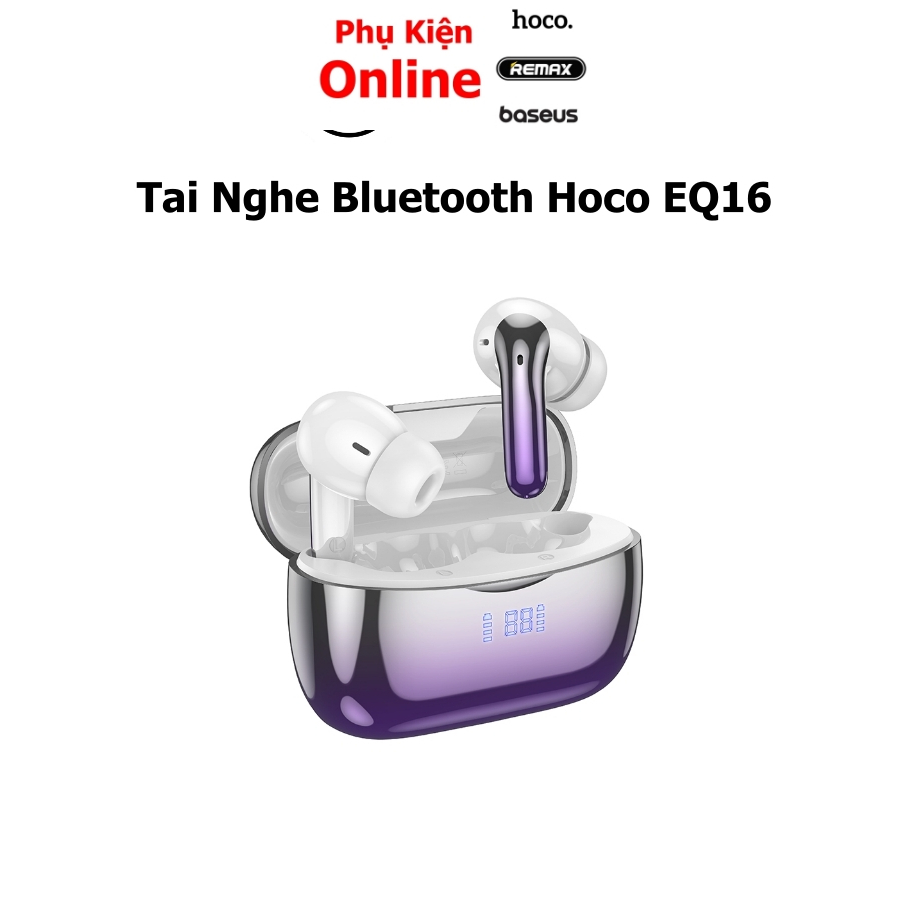 Tai Nghe Không Dây Bluetooth 5.3 HOCO EQ16 Nhét Tai Khử Tiếng Ồn ANC & ENC Có Micro - PK Online