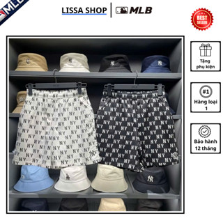   Hàng loại 1  Quần short gió MLB monogram kiểu dáng thể thao 3 lớp chất liệu cao cấp cho cả nam và nữ 