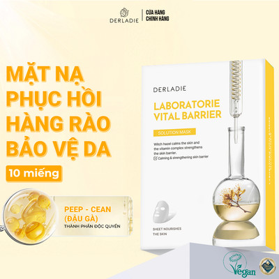 Mặt nạ đa nhiệm hỗ trợ phục hồi cấp tốc DERLADIE LABORATORIE VITAL SOLUTION MASK 30ml (Miếng lẻ)