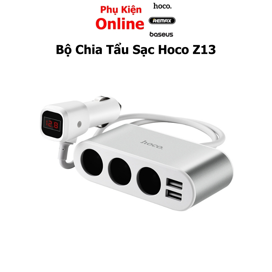 Bộ Chia Tẩu Sạc Ô Tô Hoco Z13