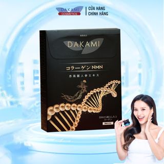  Nước uống Collagen Dakami NMN 3000mg,tăng cường sức khỏe dưỡng trắng da mờ nám giảm thâm phục hồi làn da  20ml x 15g  