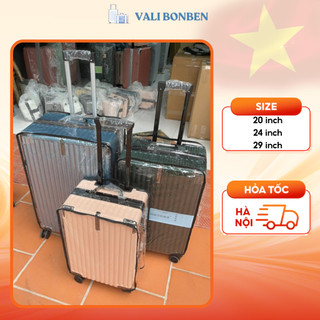  Áo Trùm Vali   Bọc Vali Trong Suốt Chống Xước Form Rộng Đủ Các Size Cho Vali Khung Nhôm Khóa Sập 