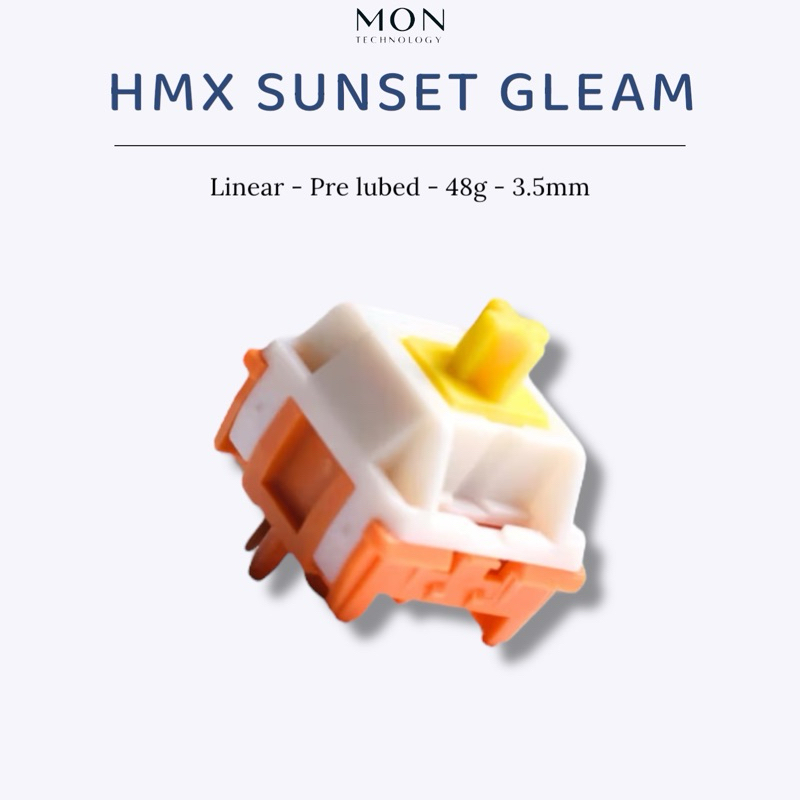 [Sẵn Hàng] Switch bàn phím cơ Knock Knock Studio | HMX SunSet Gleam 3.5mm