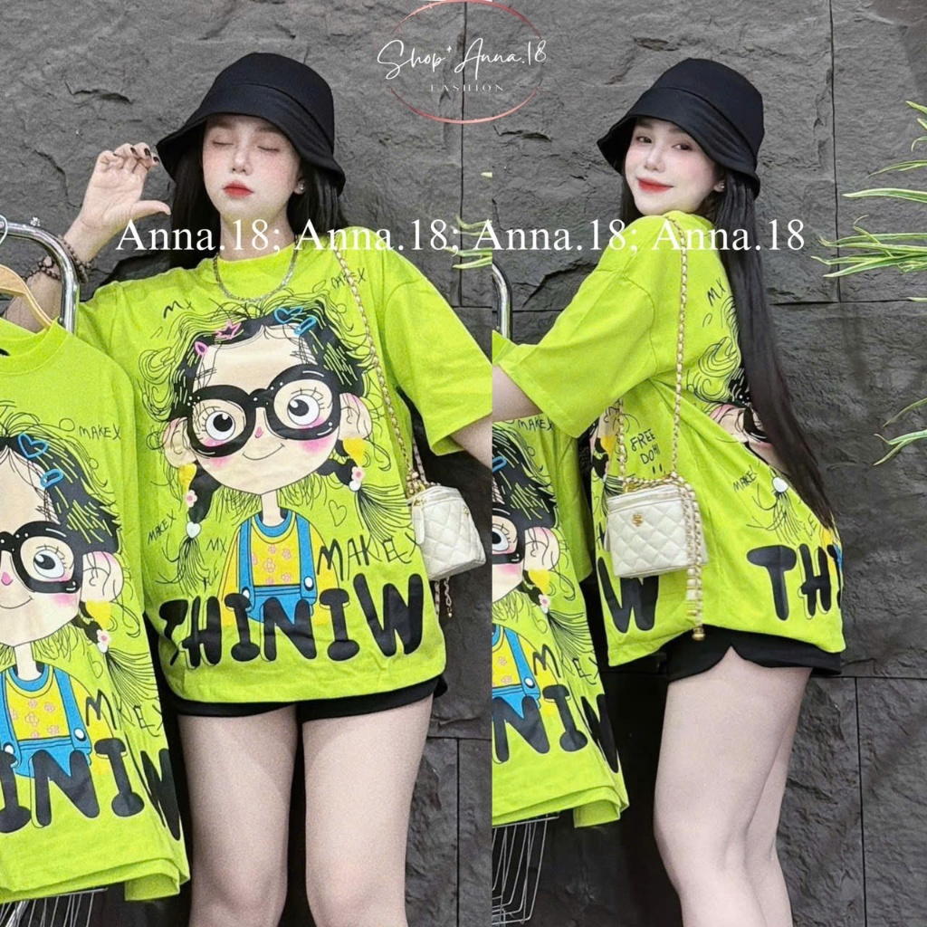 ÁO PHÔNG NỮ COTTON 4 CHIỀU LẠNH MỀM MỊN IN 2 MẶT THINGW FORM RỘNG CỰC XINH MẪU MỚI 2025 | BigBuy360 - bigbuy360.vn