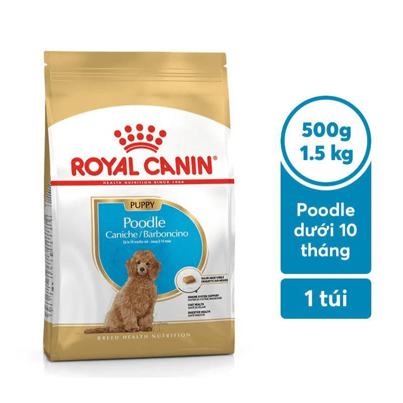 Thức Ăn Hạt Cho Chó Con Poodle Royal Canin Poodle Puppy - PETO PET Shop
