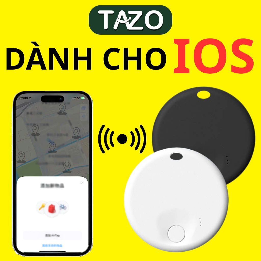  Định Vị Mini NTag  - Định Vị Xe Máy Thú Cưng Ô Tô - Thiết Bị Định Vị Theo Dõi - TAZO 