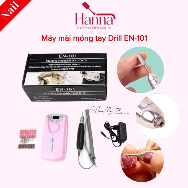 Máy mài móng tay Drill EN-101 [ chính hãng + tặng bộ đầu mài]