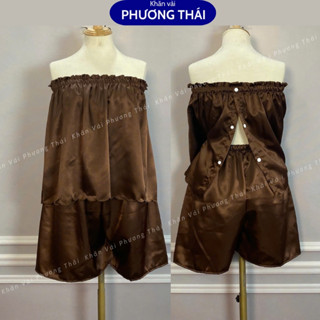 Bộ áo quây lửng spa có CÚC LƯNG tiện lợi, bộ quần áo massage (có bán rời)