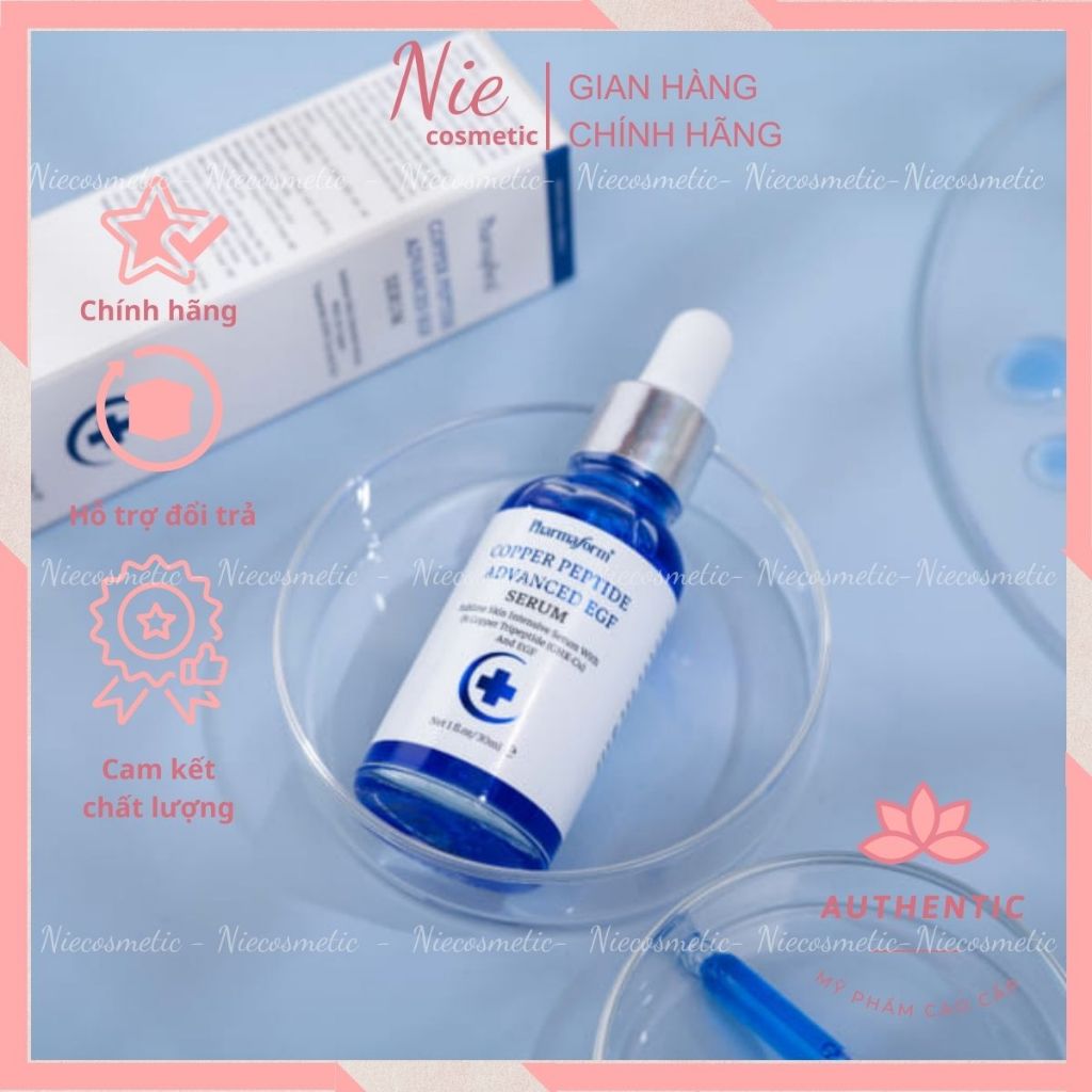 [Hàng công ty] Tinh Chất Chăm Sóc Da -Pharmaform Copper Peptide Advanced EGF Serum 30ml