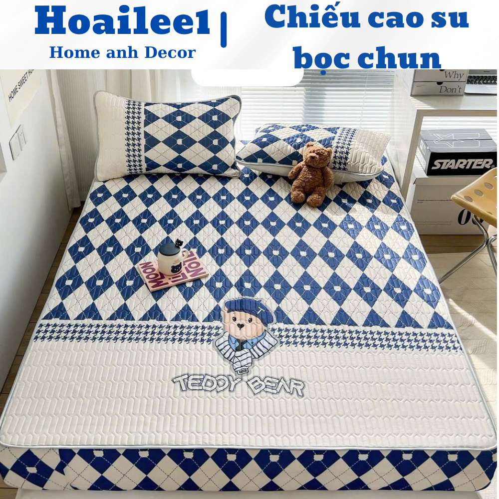 Chiếu điều hòa chiếu băng lạnh 2d latex tencel hàng nhập khẩu cao cấp đủ kích thước m6 m8 2m