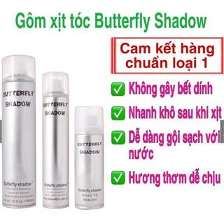 Gôm xịt tóc BUTTERFLY SHADOW 150ml 320ml 600m Chính hãng,keo xịt tóc hàng loại 1,gôm xịt tóc giữ nếp