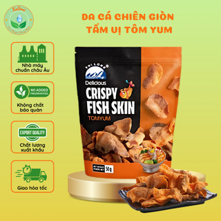 Da Cá Ăn Liền Chiên Giòn Tách Dầu Vị Tomyum Thương Hiệu Phi Long, Không Béo, Không Ngấy