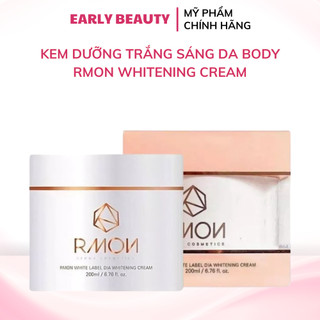  Kem dưỡng trắng da body Rmon White Label Dia Whitening Cream Kem dưỡng body cấp ẩm sâu làm mềm da giúp da sáng mịn 200ml 