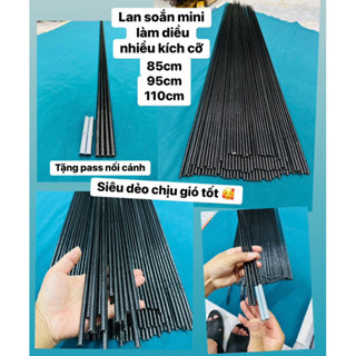  Nan cacbon  combo 4 nan  soắn rẻ 76cm-80cm 86cm 95cm 110cm 115cm cứng  125cm làm diều hàng siêu dẻo siêu chịu gió 