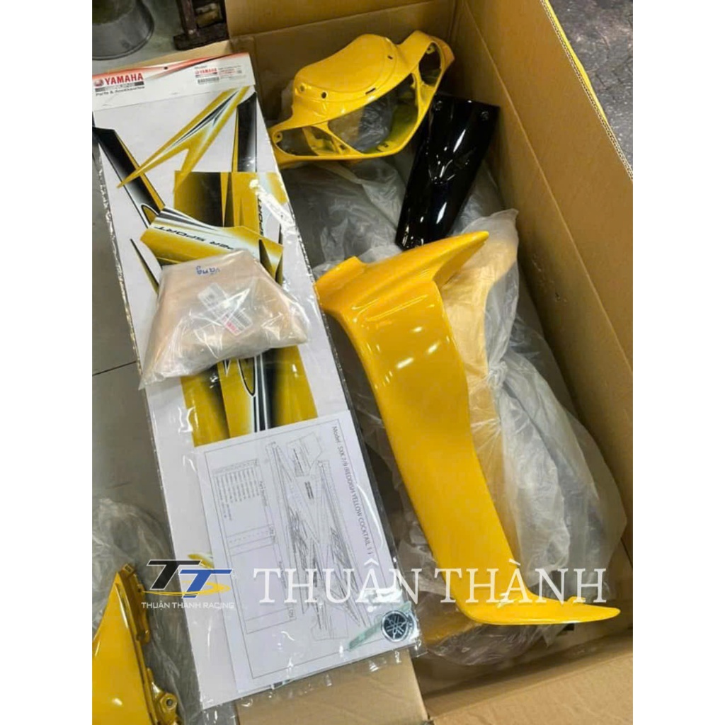 Áo Yaz Zin ( vàng đen) Yaz125 - Áo kèm tem