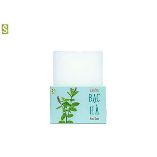Xà bông Bạc Hà 110g, làm sạch da, dưỡng da, tạo cảm giác mát lạnh - Sinh Dược