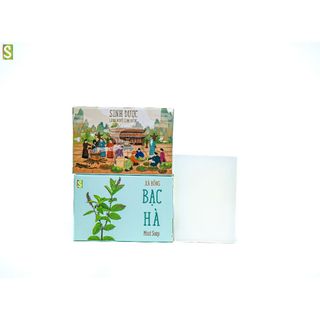 Xà bông Bạc Hà 110g, làm sạch da, dưỡng da, tạo cảm giác mát lạnh - Sinh Dược