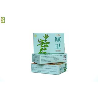 Xà bông Bạc Hà 110g, làm sạch da, dưỡng da, tạo cảm giác mát lạnh - Sinh Dược