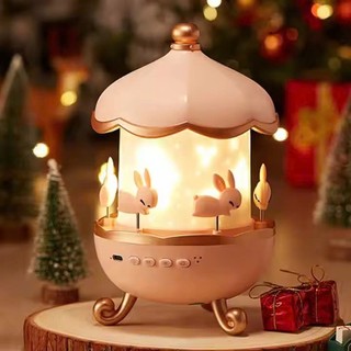  Đèn Ngủ 3D Chiếu Sao Hình Thỏ 6 Hình Chiếu Trần Ngàn Sao Cổ Tích Đại Dương Xoay Tự Động Lãng Mạn 