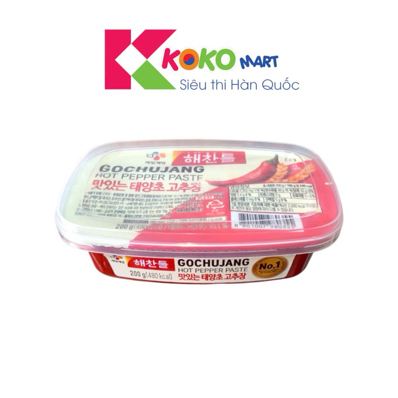 Tương ớt Gochujang CJ Hàn Quốc 200g (làm cơm trộn, sốt nấu tok)