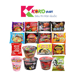 Mì tôm ăn liền Hàn Quốc (mì trộn, mì cay, mì nước) Samyang, Nongshim, Ottogi, Koreno.