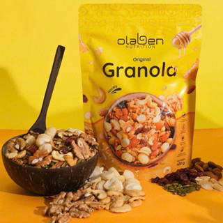  ✅ CHÍNH HÃNG  1 GÓI Olaben Nutrition Hạt Granola 500g Ngũ cốc giảm cân nướng Mật ong Vanila 