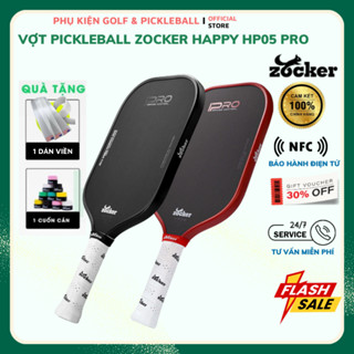 ( Chính Hãng) Vợt Pickleball Zocker HP05 Pro - Viền Đỏ & Viền Đen | Tối Ưu Sức Mạnh & Kiểm Soát