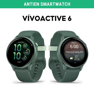  New  Đồng hồ thông minh Garmin Vivoactive 6 | Đồng hồ thông minh GPS cho thể chất - Hàng Chính Hãng 
