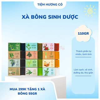  Xà Bông Xà Phòng Thảo Dược Bánh 110g - HTX Sinh Dược 