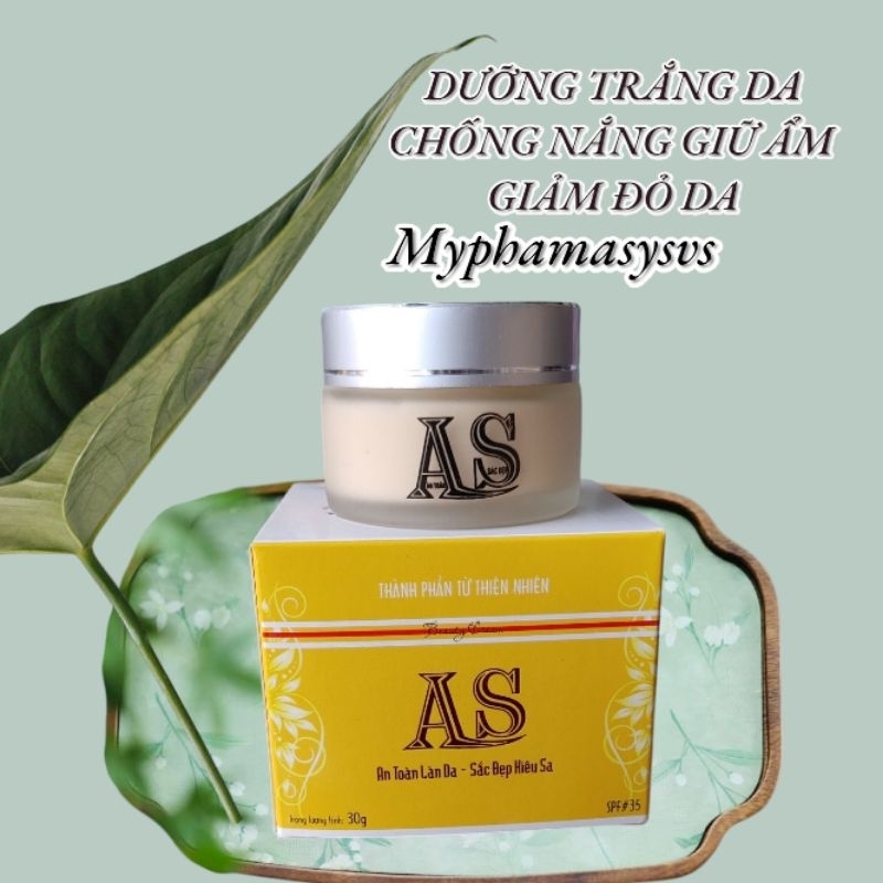 Kem As trắng da giữ ẩm 30g