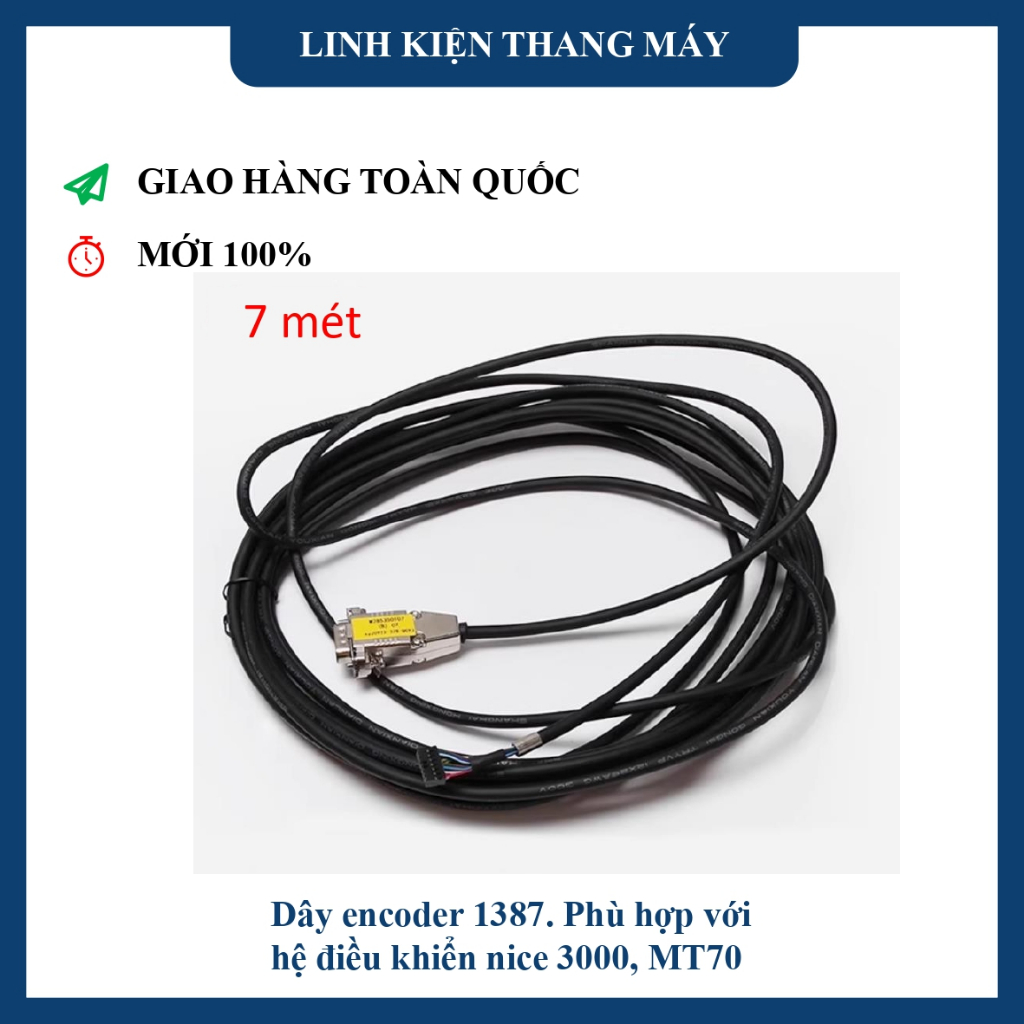 Dây encoder 1387. Phù hợp với hệ điều khiển nice 3000, MT70