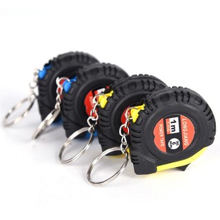Móc khóa thước rút mini 1 mét - Dụng cụ đo đa năng - Thiết kế nhỏ gọn, nhựa PVC bền, móc khóa tiện lợi