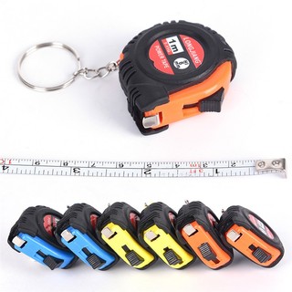 Móc khóa thước rút mini 1 mét - Dụng cụ đo đa năng - Thiết kế nhỏ gọn, nhựa PVC bền, móc khóa tiện lợi