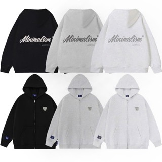 Áo Khoác Hoodie Zip COTTON Thêu Nổi NQ30 BLISS Form Boxy  Form Rộng Nam Nữ Unisex