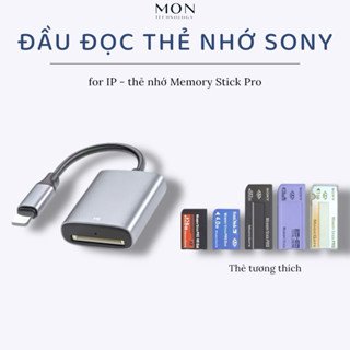  Đầu đọc thẻ nhớ MS Memory Stick Pro Memory Stick Pro Duo cho điện thoại IPhone  MÁY TÍNH dây Type C USB Lightning 