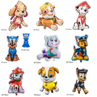 Bong bóng kiếng chó cún con tuổi tuất cảnh sát cứu hỏa Happy Birthday Dogs paw patrol
