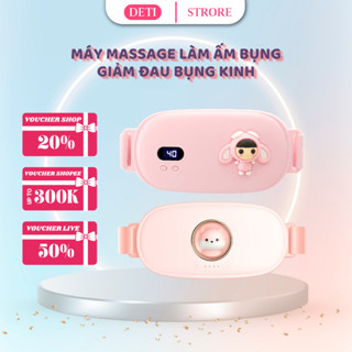 Máy massage bụng kinh túi chườm bụng kinh làm ấm giảm đau hiệu quả quà tặng cho nữ sinh nhật tặng bạn gái 20/10 DETI