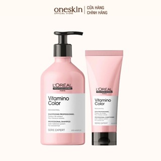  Dầu gội xả phục hồi giữ màu tóc nhuộm L'Oréal Professionnel  - Loreal Vitamino Color 500ML + 200ML 