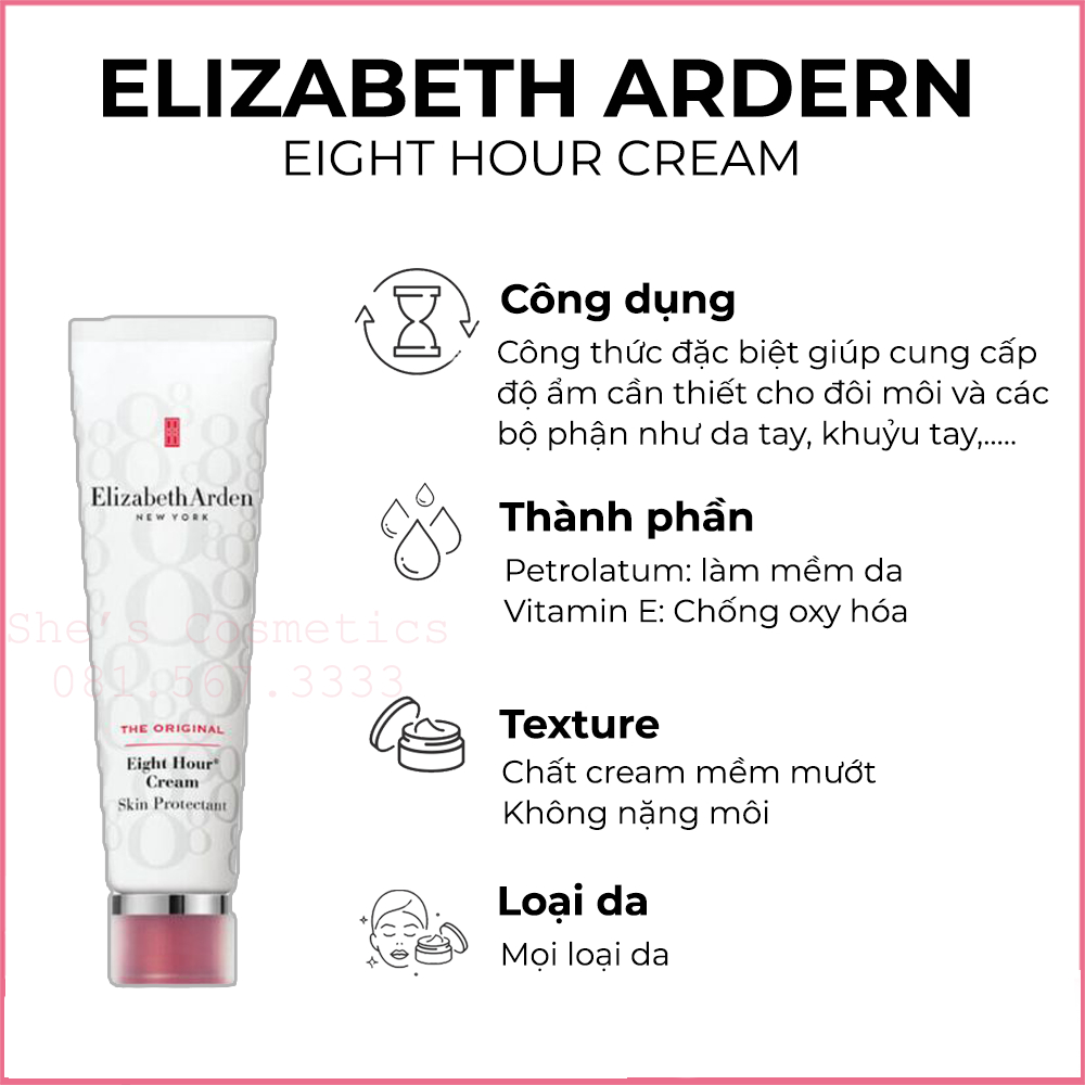 Dưỡng Môi Elizabeth Arden Eight Hour Cream 50g
