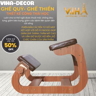  GHẾ QUỲ-GHẾ THIỀN THIẾT KẾ CÔNG THÁI HỌC CHỐNG GÙ .BẢN NÂNG CẤP-ĐỆM DÀY ĐỆM NGỒI BỌC DA CAO CẤP 