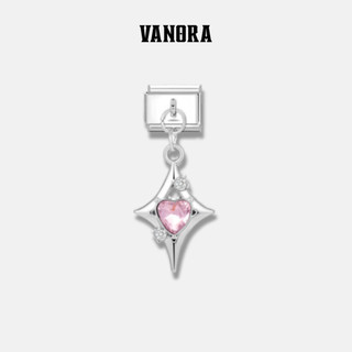 Charm treo STELLAR HEART – Phụ kiện vòng tay Italian Vanora – Phong cách Unisex