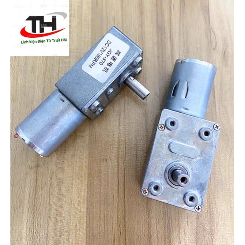 Motor bánh răng JGY370 DC 12v-24v / phút 6V 12V 24V , tốc độ tuỳ chọn ,mô-men xoắn cao đơn răng Kim 
