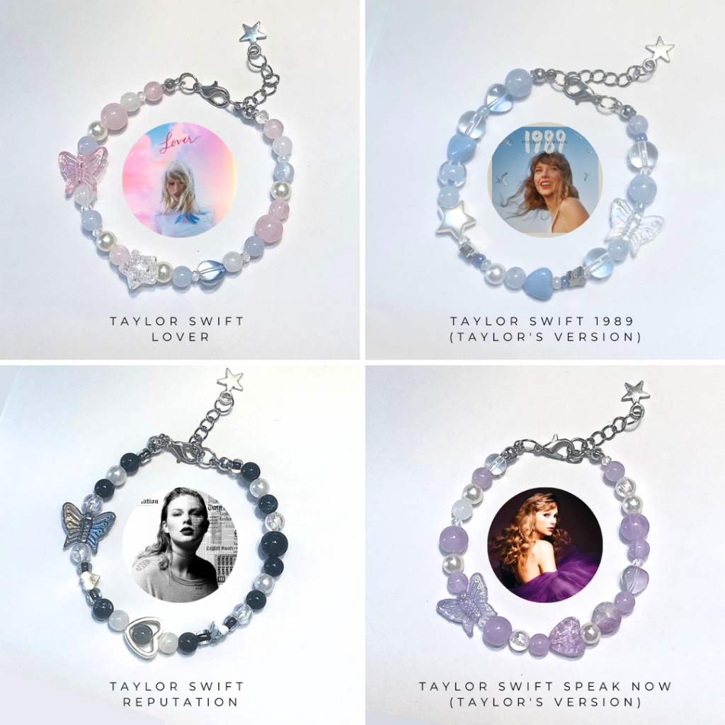 ⸆⸉ Vòng tay hạt cườm Taylor Swift The Eras Tour | Friendship Bracelet (dây chốt không đứt)