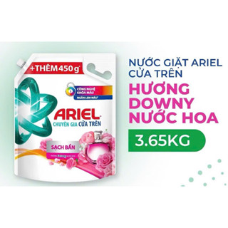 NƯỚC GIẶT ARIEL CHUYÊN GIA CỬA TRÊN HƯƠNG DOWNY NƯỚC HOA TÚI 3,65KG