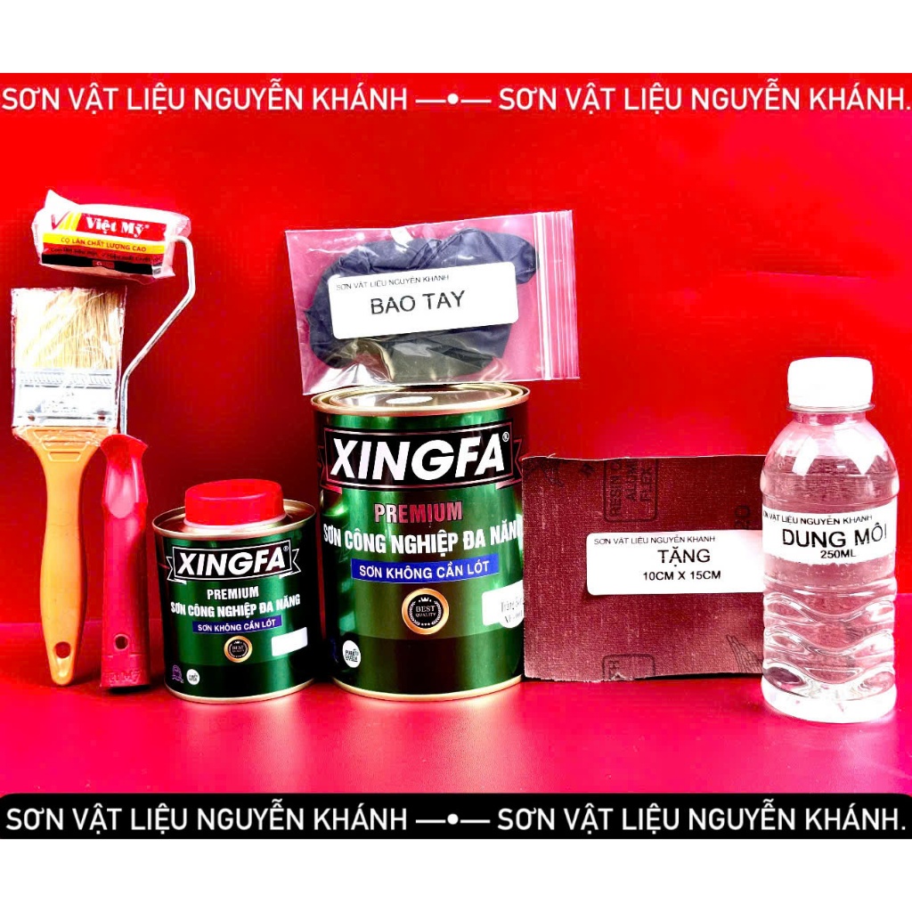 Sơn Xingfa 2 Thành Phần Chính Hãng – Bám Dính Siêu Tốt, Chống Rỉ Vượt Trội (Bàng màu 1)