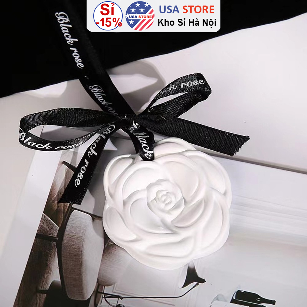 Bông Sáp Thơm Treo Phòng Bông Hoa Trà Trắng Treo Tủ Quần Áo Hương Thơm Ngọt Ngào Lan Tỏa 28g