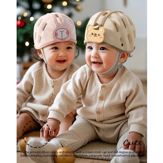 (Loại Cao Cấp) Mũ Bảo Hộ, Mũ Bảo Vệ Đầu Cho Bé Tập Bò, Tập Đi