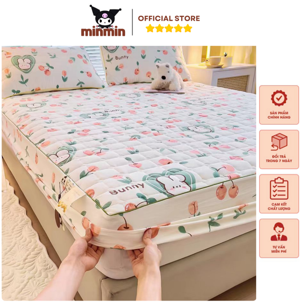 Bộ ga gối cotton đũi xơ đậu nành thấm hút mồ hôi , Ga giường vỏ gối đũi cotton chất liệu thoáng mát, giặt máy thỏa mái